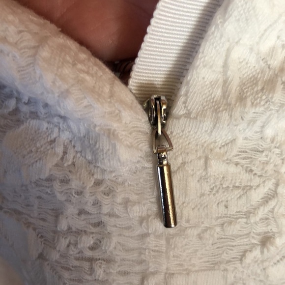 REBECCA TAYLOR Size 6 White Tankdress Textured Brocade Floral cocktail $475 NEW - Picture 13 of 17